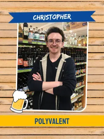 Sa spécialité : le rayon bière 🍺, n’hésitez pas à