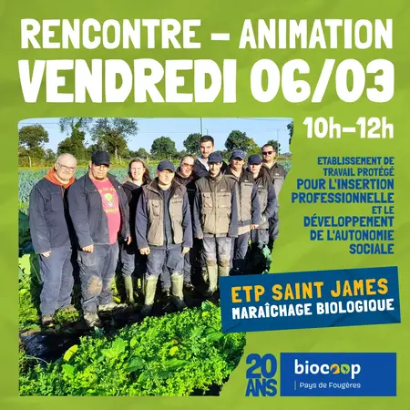 Animation - rencontre : ESAT - ETP Saint-James