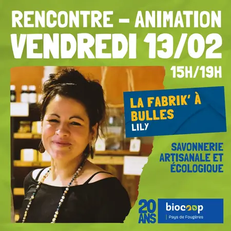 Animation - rencontre : Lily de La Fabrik' à Bulles
