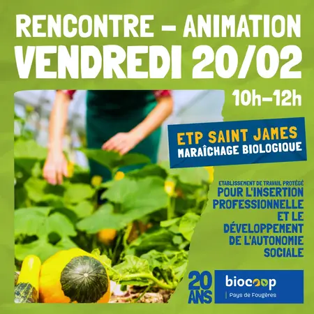 Animation - rencontre : ESAT - ETP Saint-James