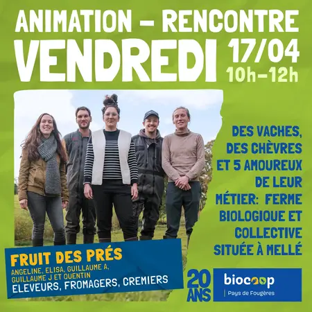 Animation - rencontre : Fruits des Près Animation - rencontre : Fruits des Près