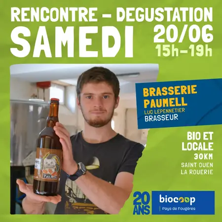 Rencontre et dégustation : Brasserie de la Paumell (15h-19h) Rencontre et dégustation : Brasserie de la Paumell (15h-19h)