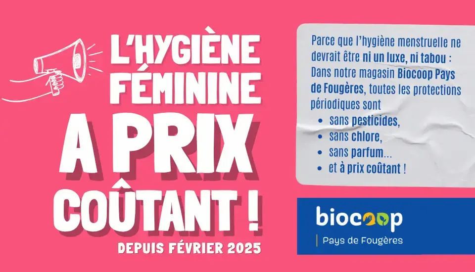 L'hygiène féminine à Prix Coûtant !